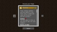 Arachnid origin (Image via Minecraft)